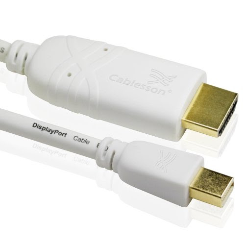 Mini DisplayPort vers câble HDMI par Cablesson® - (Cordon adaptateur vidéo pour Apple iMac-Unibody MacBook - Pro - Air et PC avec Mini DP etc.) **Supports Audio** (3m / 3 mètre)