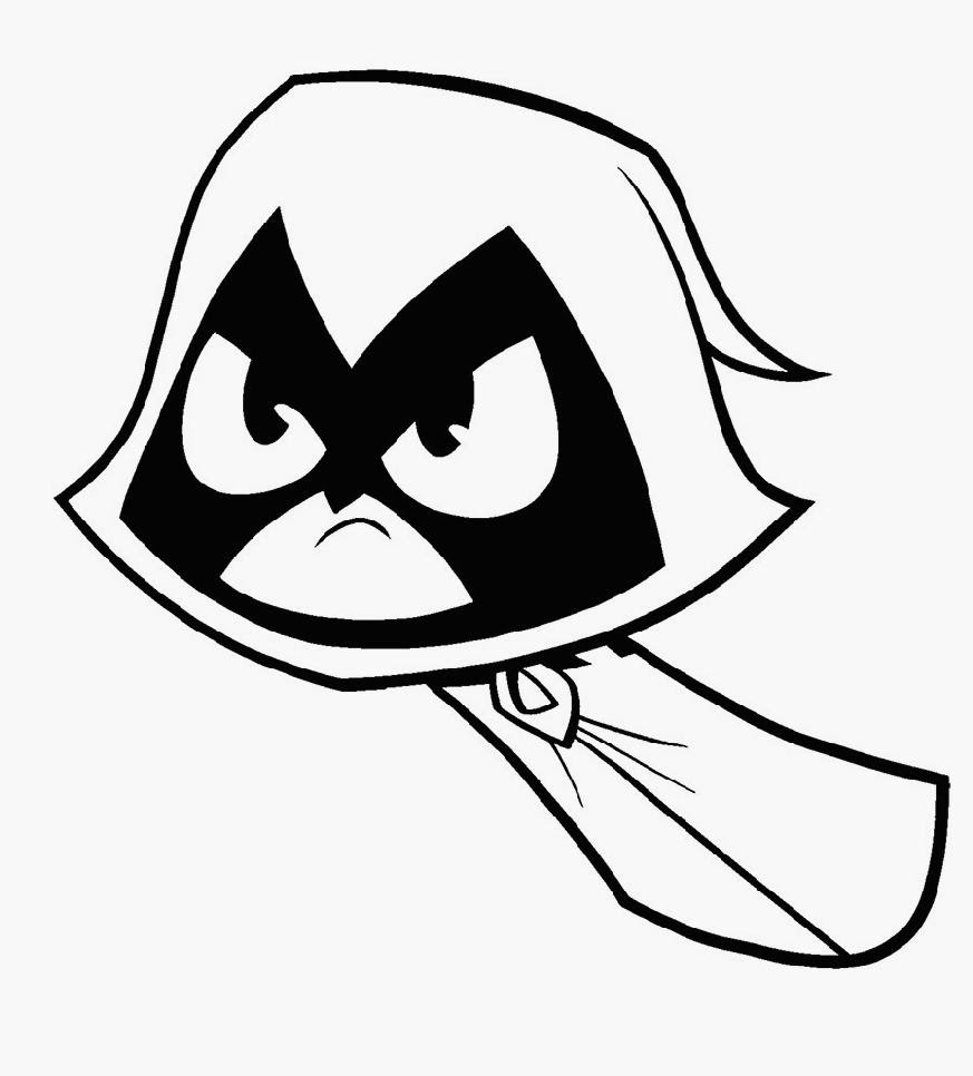 Free Teen Titans Raven Coloring Page Download Free Clip Art Free