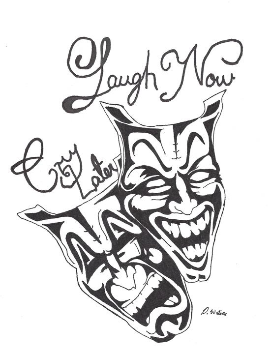 Download Smile Now Cry Later Drawing at GetDrawings | Free download
