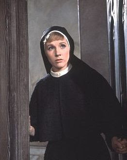 Yeh Yeh, I know she is not a real nun, but at least she looks like one here! Julie Andrews as Maria von Trapp in the Sound of Music