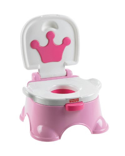 Fisher-Price Pink Princess Stepstool Potty, Pink Princess Fisher-Price Pink Princess Stepstool Potty, Pink Princess
