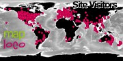 Locations of Site Visitors