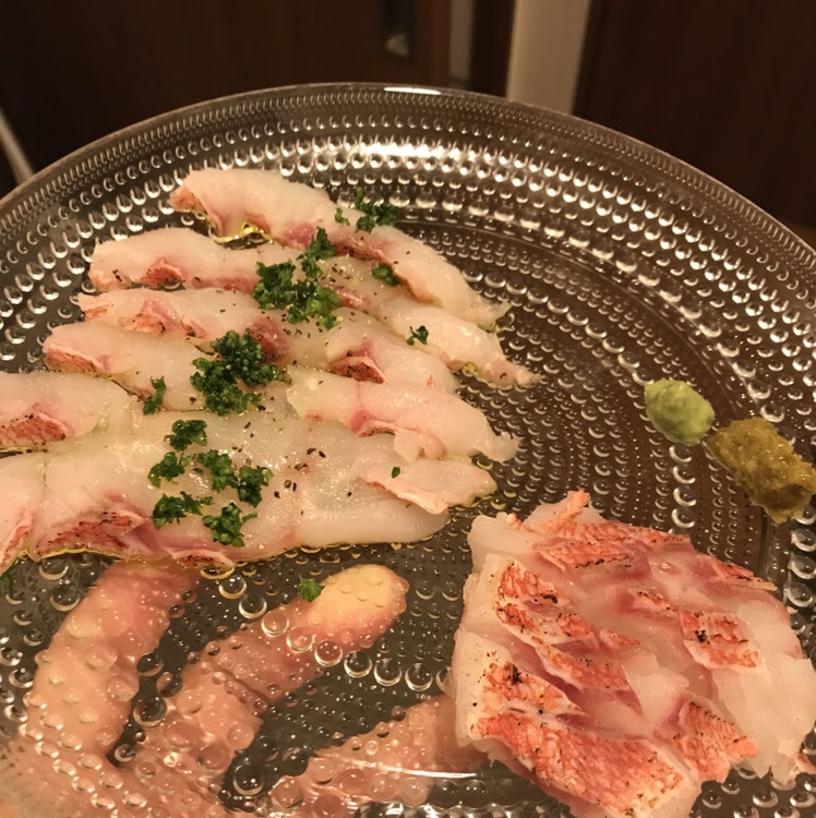 アコウダイ料理 鍋と熟成の備忘録 手巻き深海 専門店