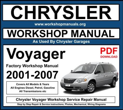 Download Chrysler Voyager Workshop Manual