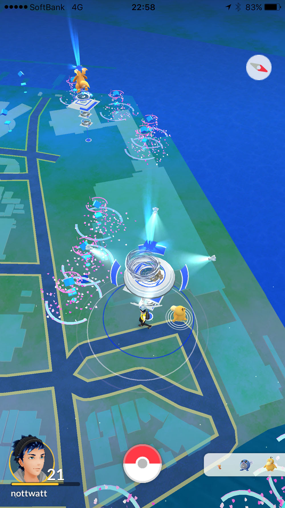 上新庄でポケモンgo 淀川の河川敷がポケモンの巣になってるところも多いって聞いたので 実際に行ってみた結果 号外net 東淀川区