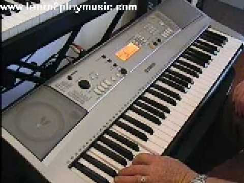 Yamaha PSR-E313 demo EZ Keyboard Lesson from www ...