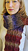 Ameeta scarf, free knitting pattern, neck warmer, wrap, deniss ayselle, textured scarf