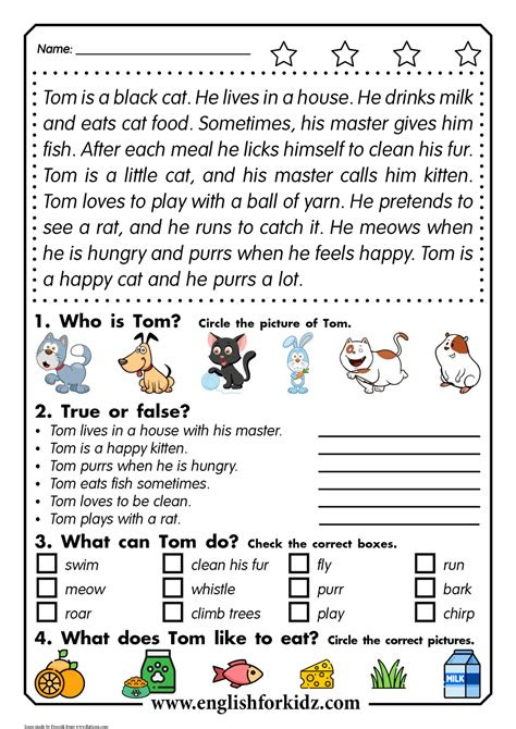 5th grade reading comprehension worksheets free printable k5 learning