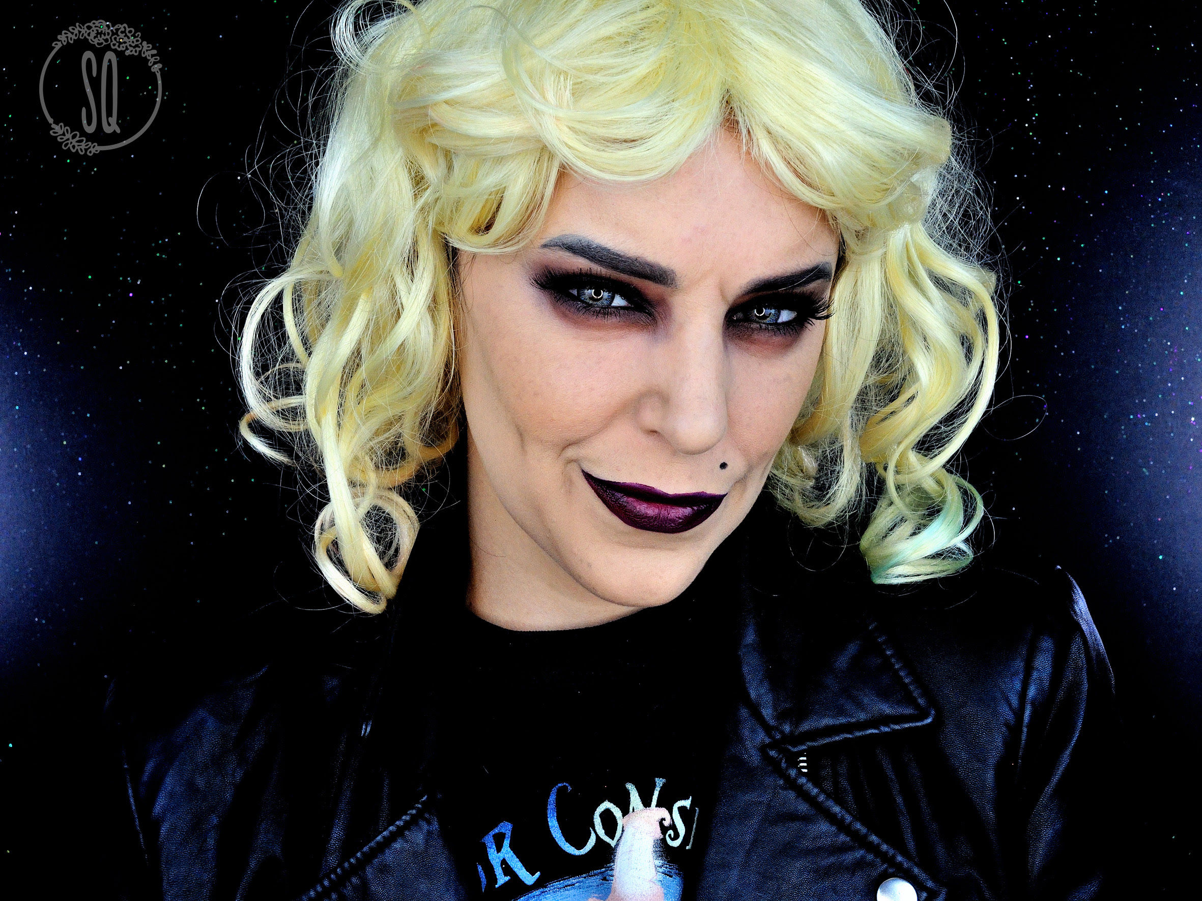 Chucky's Bride makeup tutorial for Halloween