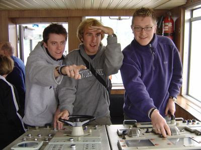 At the helm
