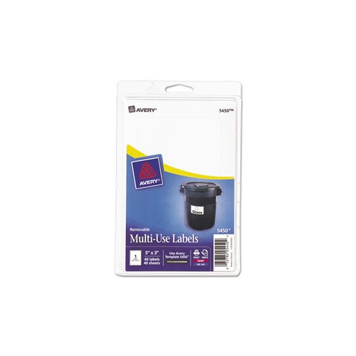 Avery Print or Write Removable Multi-Use Labels - AVE05450