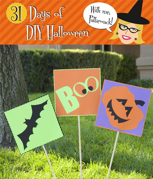 halloween yard stakes