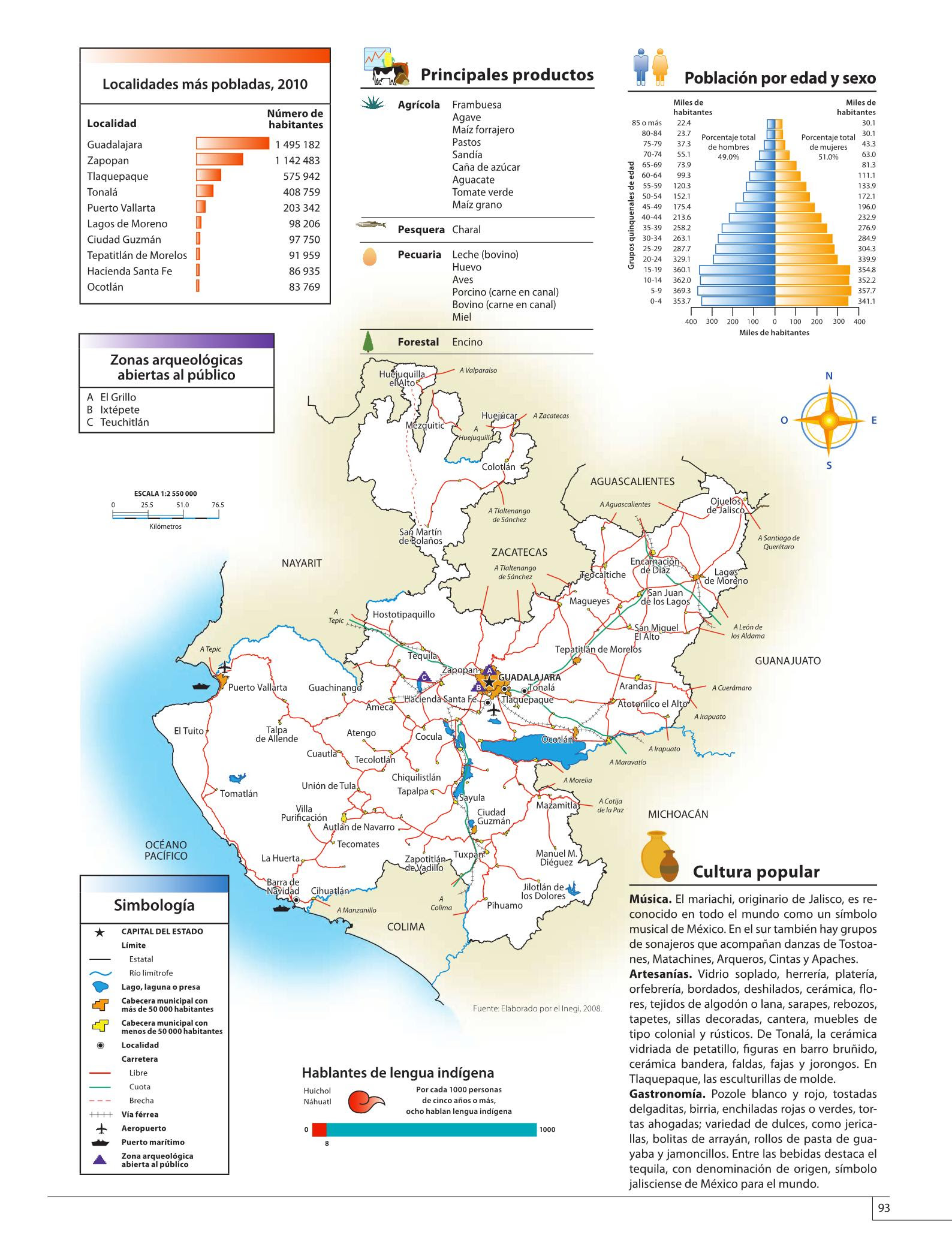 Atlas de México Cuarto grado 2016-2017 - Online - Libros ...