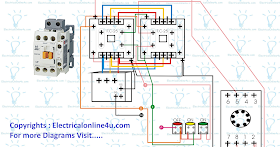 ⭐ Forward Reverse Starter Complete Wiring For 3 Phase Motor Forward ⭐