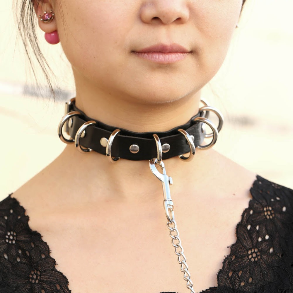 Womens Man Sexy Rivet Alternative Metal Slave Pu Leather Collar Traction Rope Bdsm Bondage Necklace Neckband Sex Toys For Couple Leather Collar For Couplesrope Collar Aliexpress
