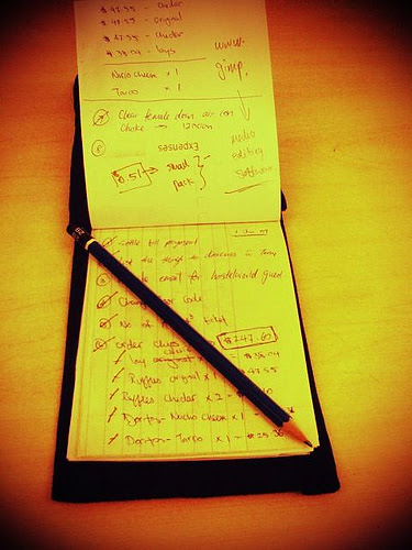 To-do list book.