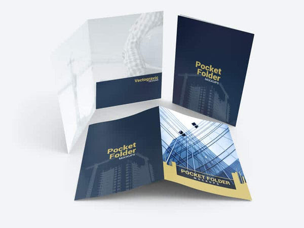 Download Standard Pocket Folder Mockups Mockup Hunt