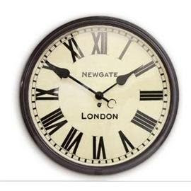 Best Reviews Large Dial Station Wall Clock by Newgate - Black 50cm