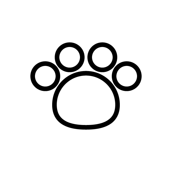 かわいい猫の足跡の無料イラスト 商用フリー オイデ43