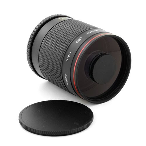 500mm f/8 Super Telephoto Mirror Lens for Sony Alpha NEX Cameras 5N 7 C3 5 3