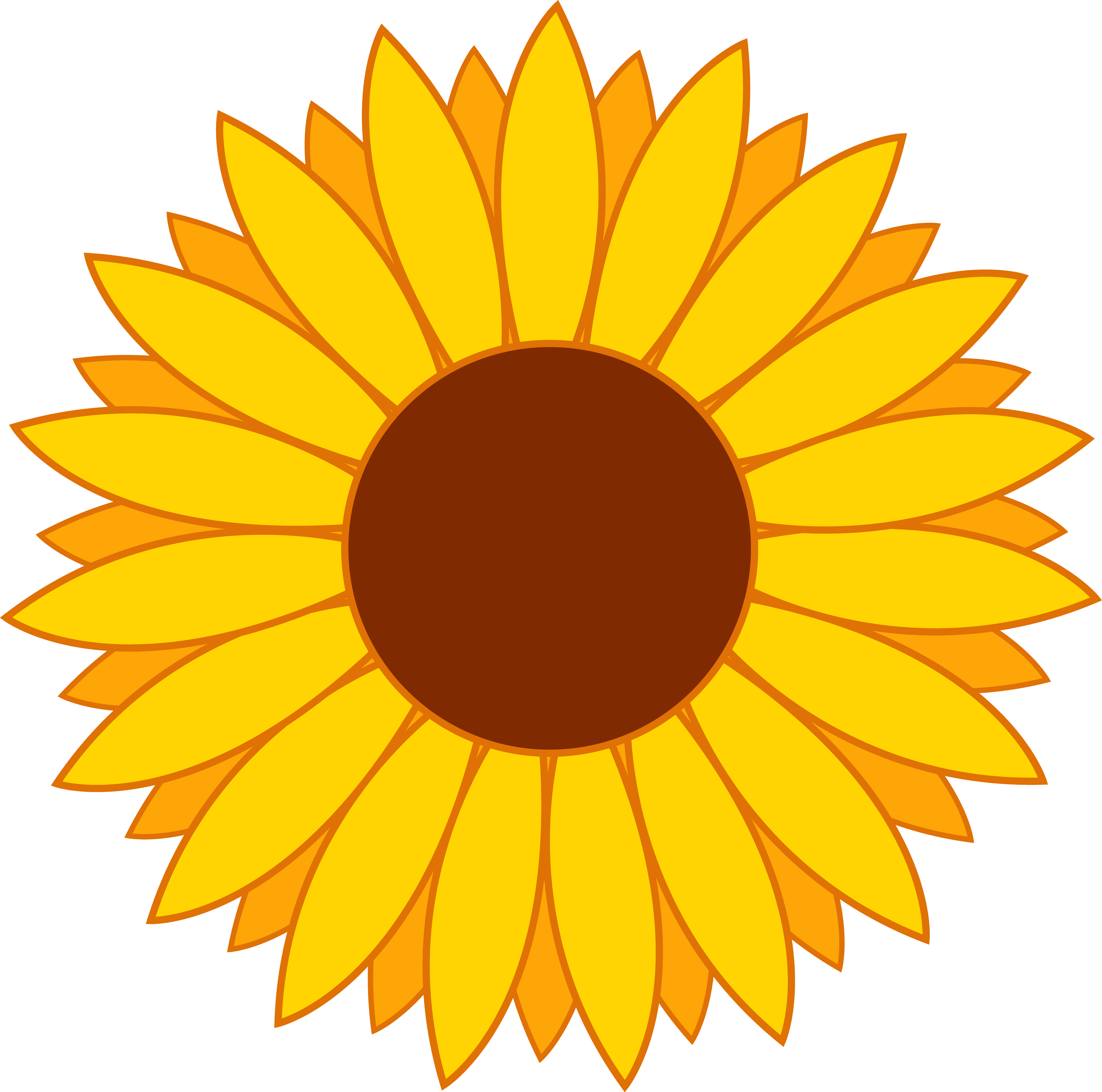 Free Free 340 Cute Sunflower Clipart Png SVG PNG EPS DXF File