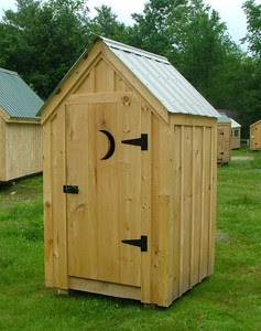 ... Shed DIY Plans, Classic Outhouse Style, Backyard Storage Shed | eBay