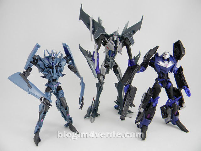 Transformers Vehicon Deluxe - Prime RID - modo robot vs Soundwave vs Starscream Voyager