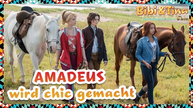Ausmalbild Bibi Und Tina Auf Amadeus Und Sabrina