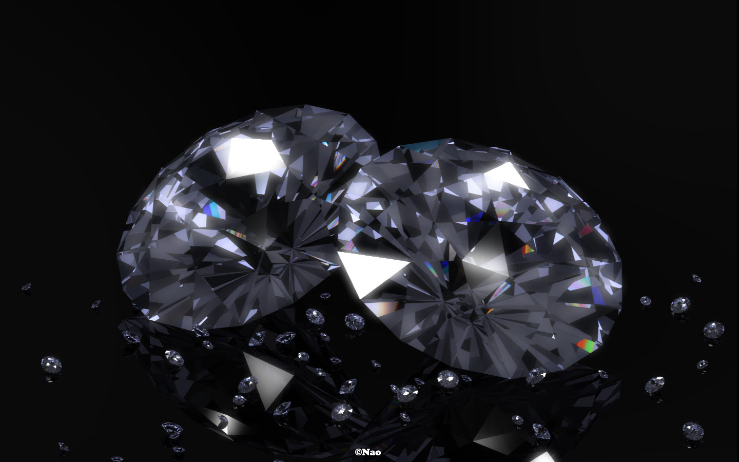 無料キラキラ壁紙 Jewel風 Naoの あちらのお客様からです