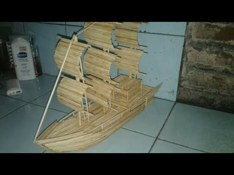 Kapal Laut Dari Stik  Es  Krim  infotiket com