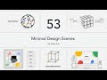 53 Minimal Animated scenes Presentation Kit | videohive
