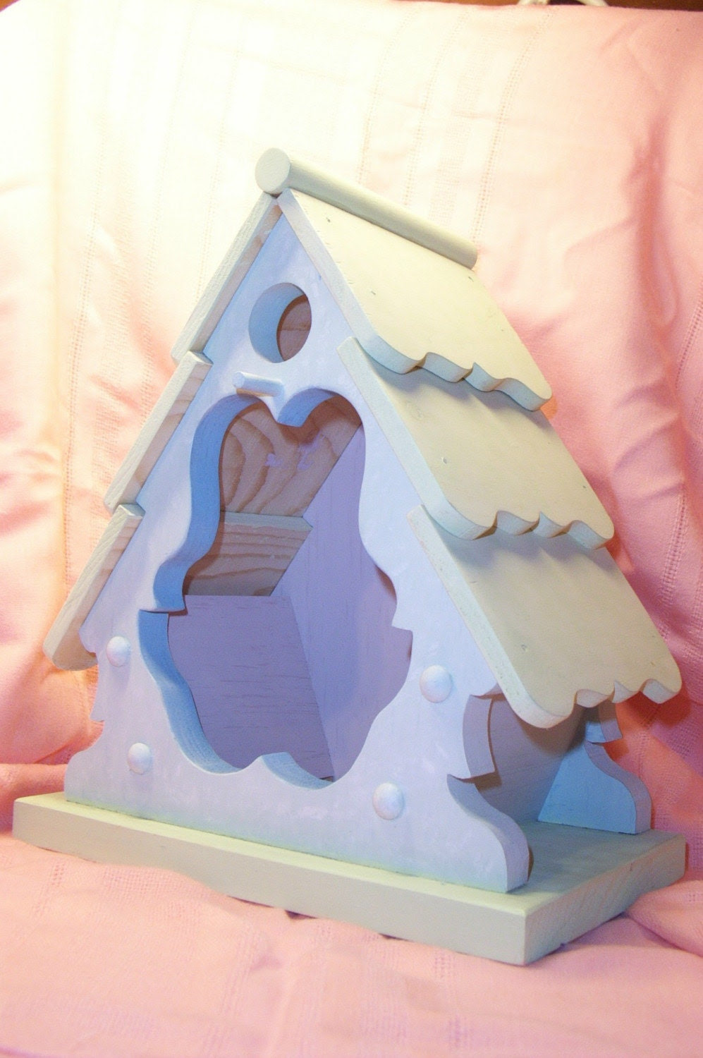 Blue bird house.
