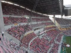 サッカー専用スタジアムのこけら落としに来ました レジャー見聞録