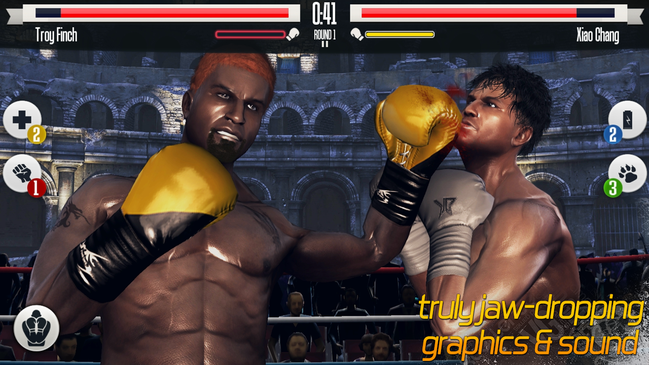  Created using Unreal Engine this game gives realistic graphics sense on Mobile devic Real Boxing MOD APK 2.4.0 (MONEY+VIP)