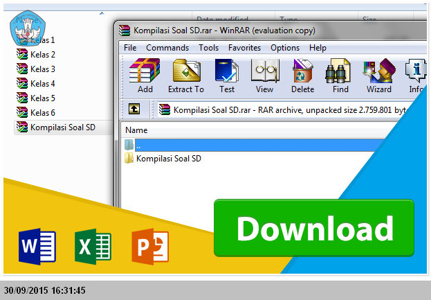 [File .Docx] Download Kumpulan Soal Uts Kelas I-Vi Semester 1 Dan 2