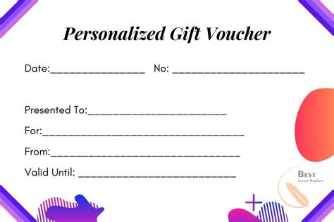  free blank printable gift voucher template in word pdf