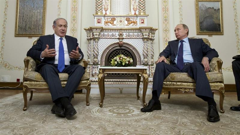 Netanyahu (L) said he and Putin "agreed on a mechanism to prevent [...] misunderstandings" [Reuters]