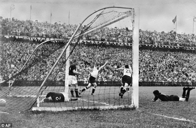 West Germany's World Cup-winning 1954 team were injected with 'Vitamin C' which was actually speed, the report claimed. (There is no suggestion that any players pictured knew about or were involved in doping)