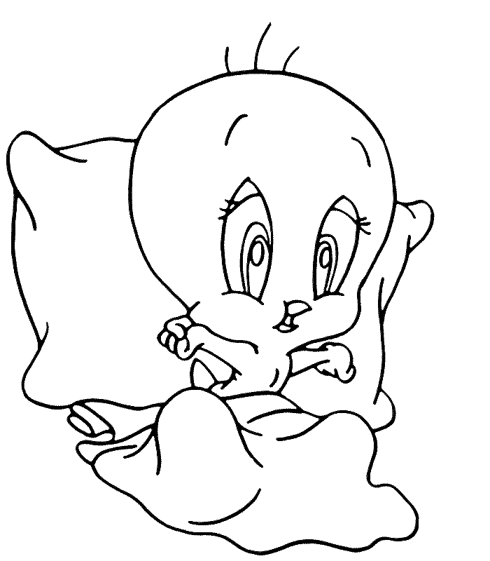 Download Cute tweety bird coloring pages download and print for free