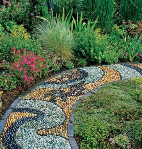 Amazing Pebble Garden Paths Amazing Pebble Garden Paths