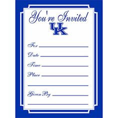 University of Kentucky™ Invitation