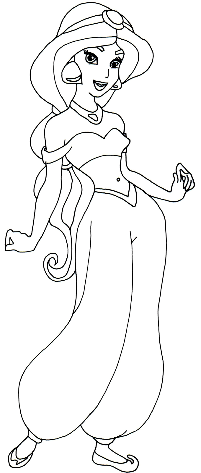 Free Free 56 Free Printable Princess Jasmine Coloring Pages SVG PNG EPS DXF File