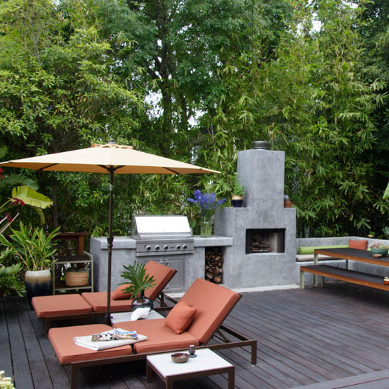 Gather round a fireplace | Urban garden ideas - 10 design tricks ...