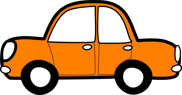 Orange Car Clip Art at Clker.com - vector clip art online 