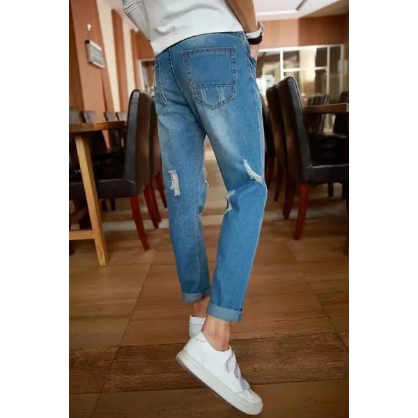 jual celana jeans model sobek 