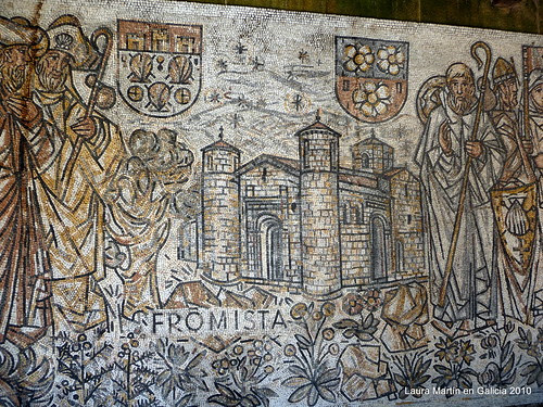 Poio: el camino de santiago mosaico de Antoine Machourek