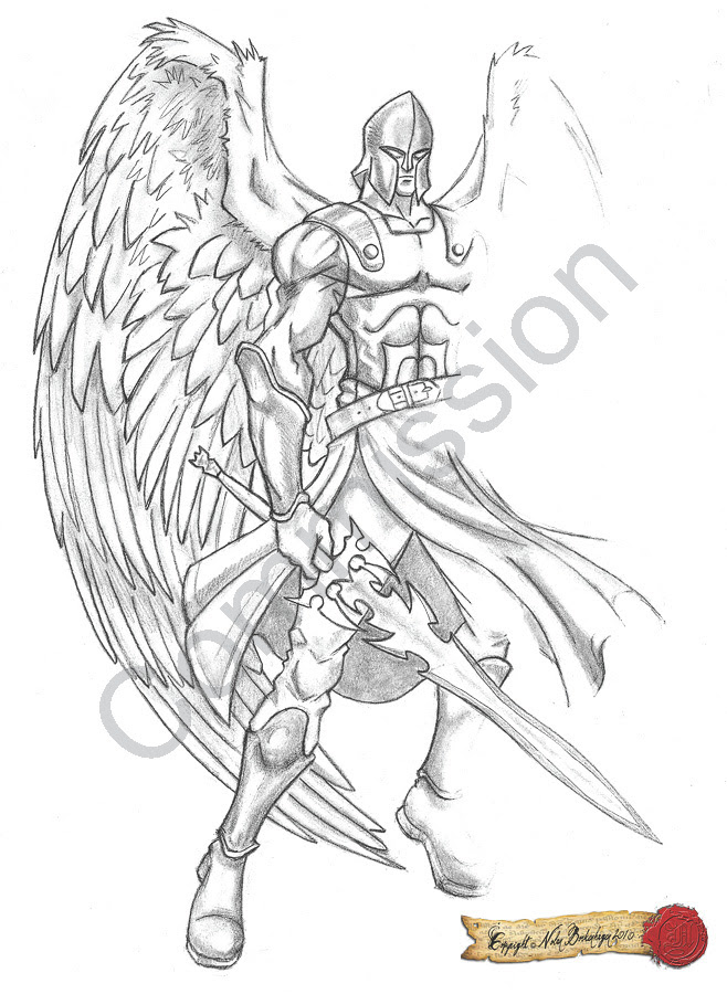 Archangel Tattoo by PootieT on deviantART Archangel Tattoo by PootieT on deviantART