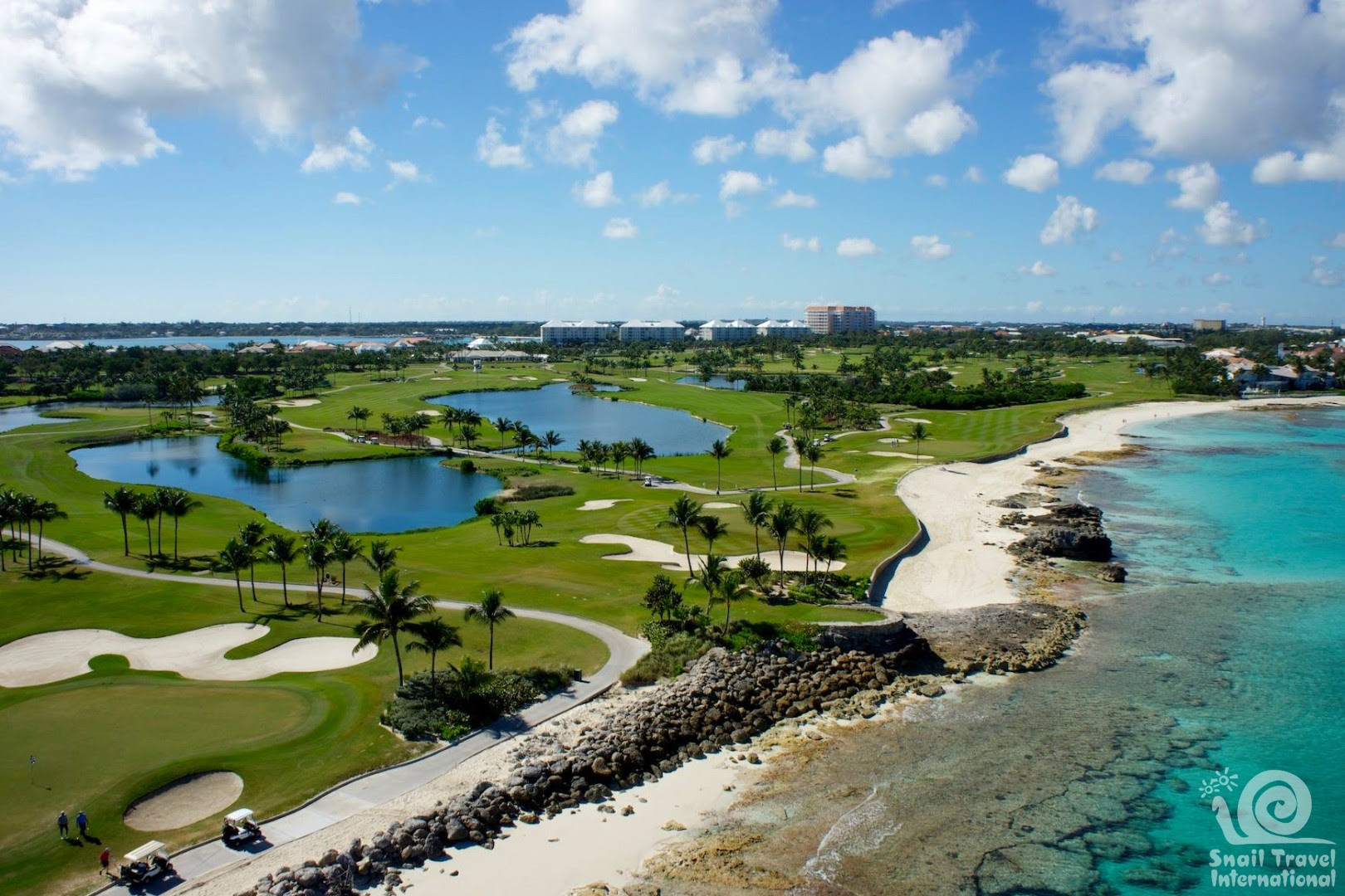 Ocean Golf  Club Bahamas Golfov  z jezdy golfov  