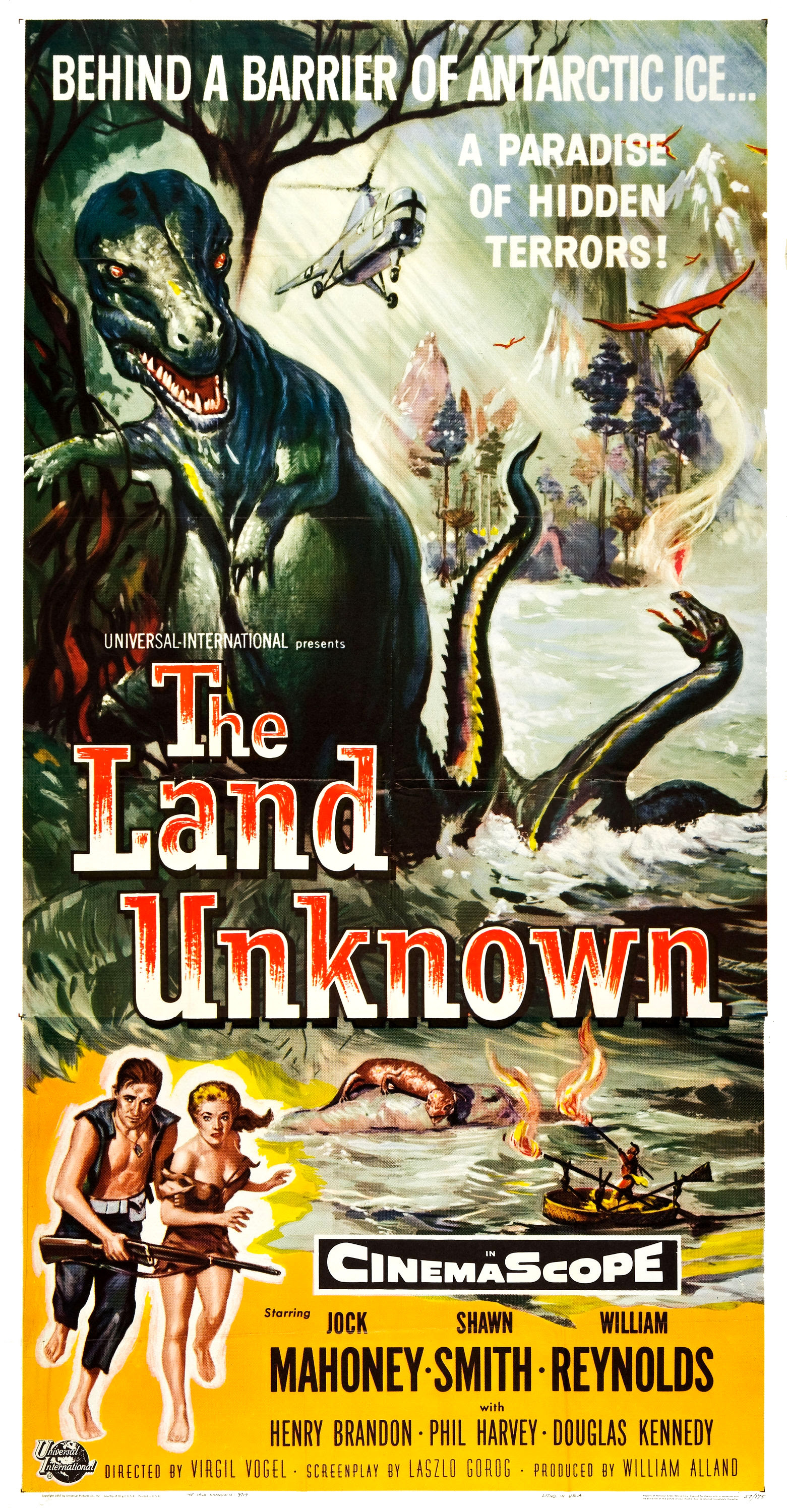 Reynold Brown - The Land Unknown (Universal International, 1957) Three Sheet 