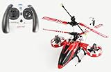 4-ch Mini Infrared Rc Heli with Gyro (Red) 4 Channel Rc Helicopter